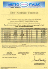 Dati meteo ufficiali e certificati